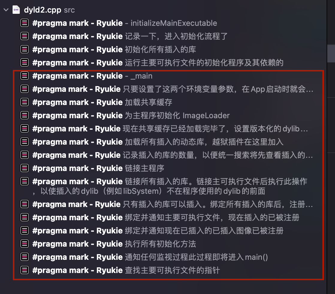 marks