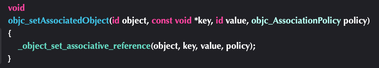 objc_setAssociatedObject