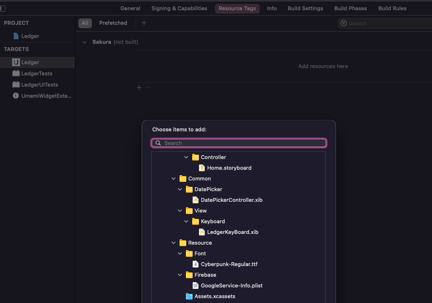 Resource tags