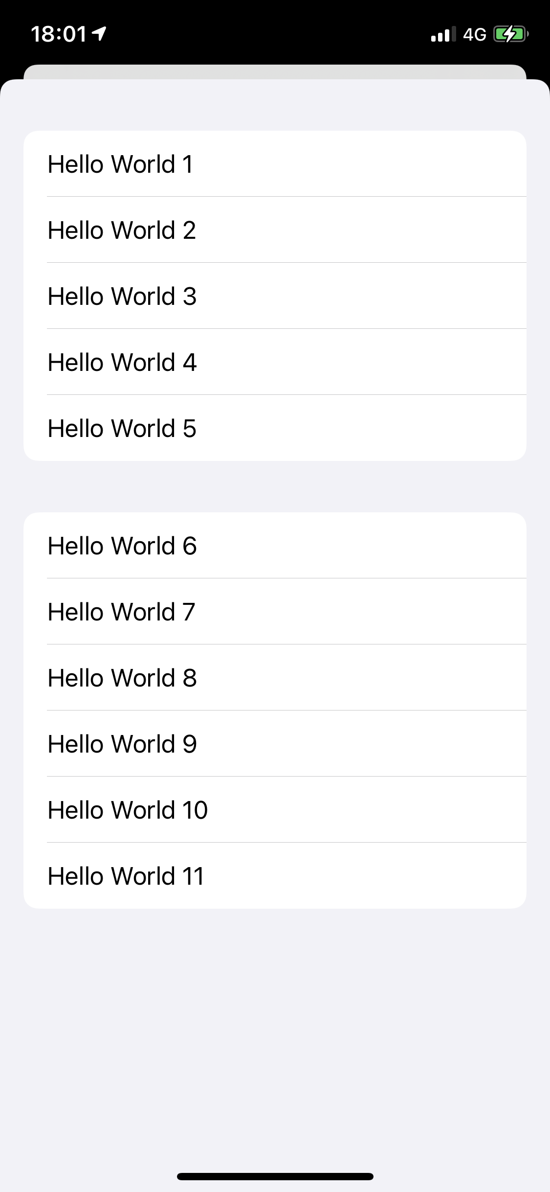 List